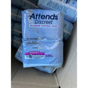 Attends‎ Discreet Bladder Control Pads Moderate Absorbency 20 Count